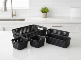 Set 5 organizadores simil ratan